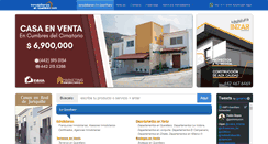 Desktop Screenshot of inmobiliariasenqueretaro.com